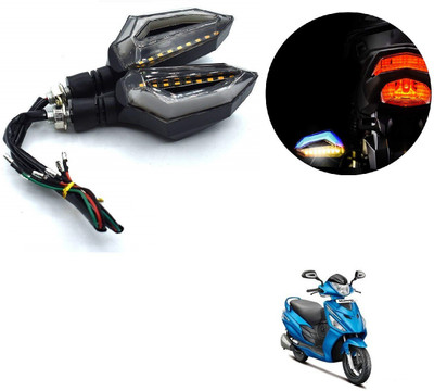 AuTO ADDiCT Front, Rear LED Indicator Light for Hero Maestro(Blue, Yellow)