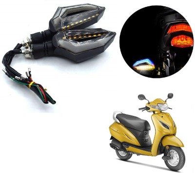 AuTO ADDiCT Front, Rear LED Indicator Light for Honda Activa 3G(Blue, Yellow)