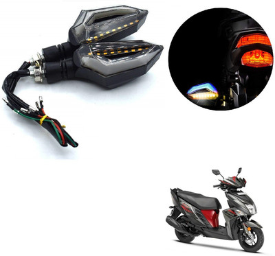 AuTO ADDiCT Front, Rear LED Indicator Light for Yamaha Ray Z(Blue, Yellow)
