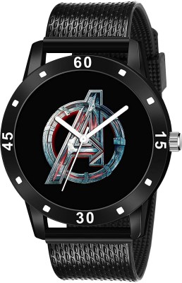 RELish RE-BB8254 Avengers Design Black Color Strap Analog Watch  - For Men