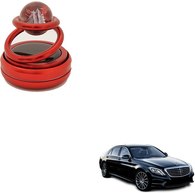 SEMAPHORE Sweet Odour Diffuser Double Ring With Glass Ball Solar Car Perfume intelligent Rotating Suspension Aromatherapy(Red) For Mercedes Benz S-Class(1 Units)