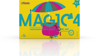 Magic4 Art Hawaiian Beach Party, Art & Craft Kit for Kids 5+ & Above