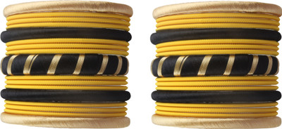 Shiv_Jewels Fabric, Alloy Bangle Set(Pack of 34)