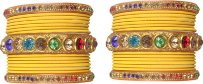 Shiv_Jewels Fabric, Alloy Bangle Set(Pack of 30)