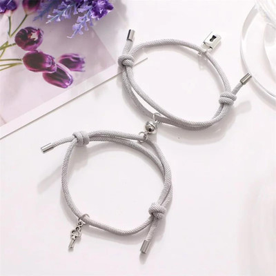 vien Cotton Dori Silver Bracelet Set(Pack of 2)