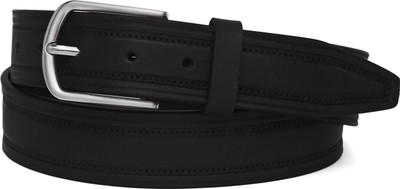 napa hide Men Casual Black Genuine Leather Belt