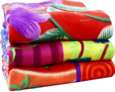 Blessing Home Solid Double Fleece Blanket for  Heavy Winter(Polyester, Multicolor)
