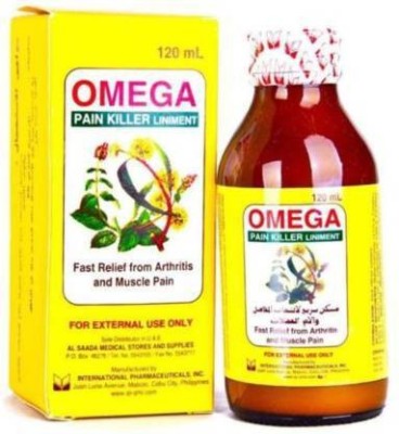 OMEGA Pain Killer Liniment oil- 120ML Liquid(120 ml)