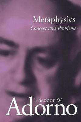 Metaphysics(English, Paperback, Adorno Theodor)