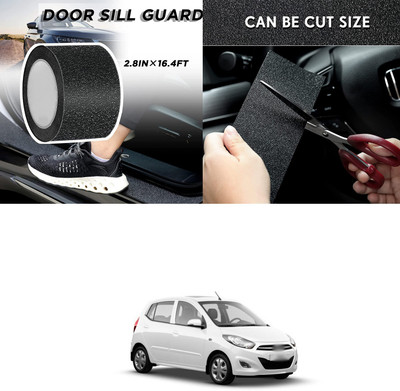 PECUNIA Plastic Car Door Guard(Black, Pack of 1, Hyundai, i10)