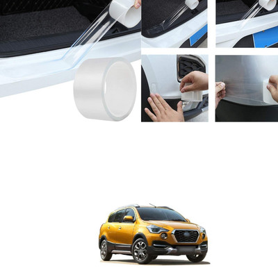 PECUNIA Plastic Car Door Guard(White, Pack of 1, Datsun, Universal For Car)
