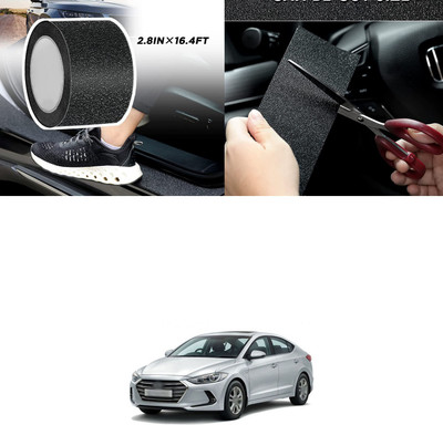 PECUNIA Plastic Car Bumper Guard(Black, Pack of 1, Hyundai, Elantra)
