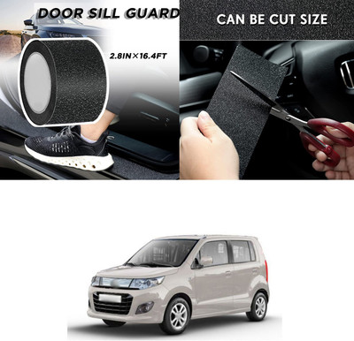 PECUNIA Plastic Car Door Guard(Black, Pack of 1, Maruti, WagonR)