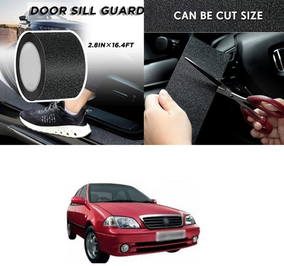 PECUNIA Plastic Car Bumper Guard(Black, Pack of 1, Maruti, Esteem)