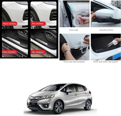 XZRTZ Car Door Transparent Seal Strip Door Edge Guard Wrap Film Individualized Car Door Sill Protector Self-Adhesive Car Bumper Protector,Waterproof Auto Door Entry Guard Sticker,Anti-Collision Strip Rubber Scratch Protection Strip,Red C74 Door Sill Plate