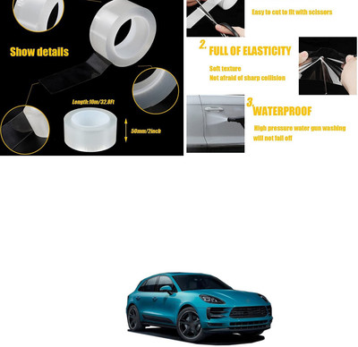 PRTEK Sticker & Decal for Car & Bike(White)