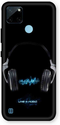 NDCOM Back Cover for Realme C21Y(Black, Hard Case, Pack of: 1)