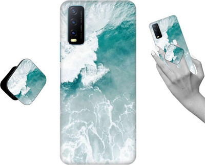 COBIERTAS Back Cover for Vivo Y20A 2021, Vivo Y12S, Vivo Y20T 2021(Multicolor, Cases with Holder, Pack of: 1)