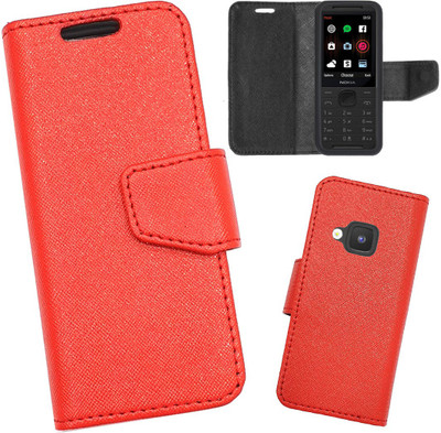 Gizmofreaks Flip Cover for Nokia 5310 2020 XpressMusic TA-1212 DS(Red, Pack of: 1)