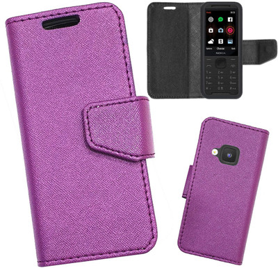 Gizmofreaks Flip Cover for Nokia 5310 2020 XpressMusic TA-1212 DS(Purple, Pack of: 1)