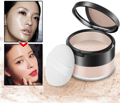 MYEONG Shine Full Coverage with Matte & Poreless Face Powder Compact(Beige, 10 g)