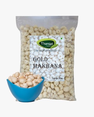 THANJAI NATURAL Pure Makhana (Grade - A) Jumbo Handpicked Lotus Seeds / Large Size Gold Makhana / Fox Nuts Big Size Phool Makhana (Pop / Gorgon Nut Puffed Kernels ) Phool Makhana(300 g, Pack of 3)