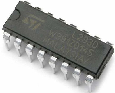 Bright Electronic Components L293d Motor Driver IC with 16 pin ic base Electronic Components Electronic Hobby Kit
