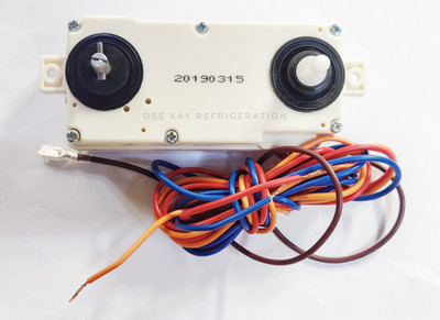 vinad VIDEOCON ROSA 4 WIRE 15 MINUTE DOUBLE TIMER SUITABLE FOR SEMI AUTOMATIC WASHING MACHINE.(MATCH & BUY) Preset Electronic Timer Switch(White)