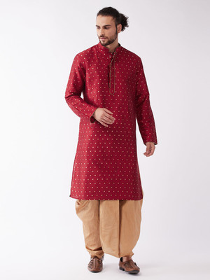 VASTRAMAY Men Kurta Dhoti Pant Set