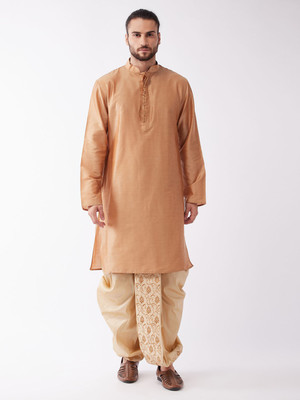 VASTRAMAY Men Kurta Dhoti Set