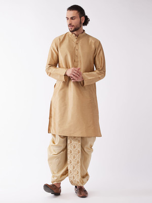 VASTRAMAY Men Kurta Dhoti Pant Set