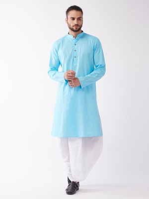 VASTRAMAY Men Kurta Dhoti Pant Set