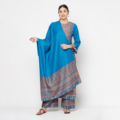 Safaa Acrylic Blend Self Design Salwar Suit Material