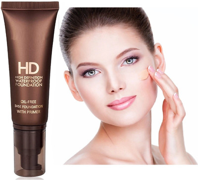 EVERERIN HIGH DEFINITION WATERPROOF FOUNDATION Foundation(BEIGE, 60 ml)