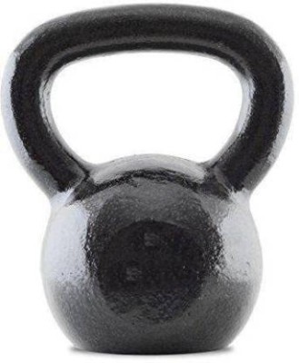 KANG All-Purpose Solid Cast Iron Kettlebell - Ballistic Exercise Set Black (8 kg) Black Wrist Weight(18 kg)