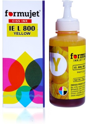 Formujet IE L800 ( Yellow Color 70 gm) for Ink Tank printer Compatible for Epson L800, L805, L810, L850, L1800 Black Ink Bottle
