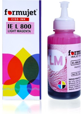 Formujet IE L800 ( Light Magenta Color 70 gm) Compatible for ink Tank printer Epson L800, L805, L810, L850, L1800 etc (LM) Black Ink Cartridge
