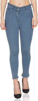 CKUSH Slim Women Blue Jeans