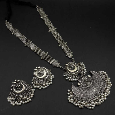 tun tun stor Oxidised Silver Silver Silver Jewellery Set(Pack of 1)