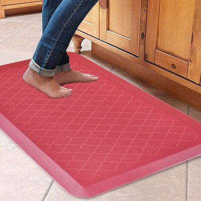 TurtleGrip Rubber Floor Mat(Red, Extra Large)