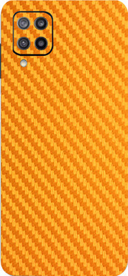 BUGGU SAMSUNG GALAXY F12 Mobile Skin(Yellow, Orange)