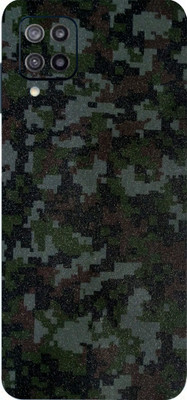 BUGGU SAMSUNG GALAXY F12, Samsung Galaxy f12 Mobile Skin(Ultra Super Military Digital Camouflage Skin With High Matte Finish.,Skin, Mobile Skin (Back+Side+Camera))