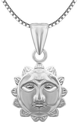 Parnika Sun Surya Suraj Design Pure 92.5 Sterling Silver Pendant