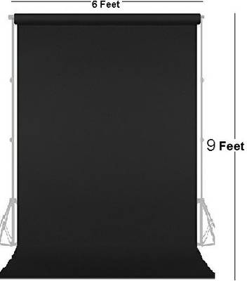 subton Photography Black Screen Backdrop Reflector For Background/VFX Photo Video Editing(6X9 Feet)|Compatible with All Ring Lights iPhone/Android Phones/Cameras| Works with ChromaKey & KineMaster Reflector