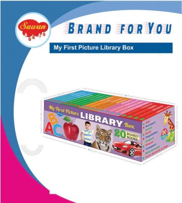 Books For Kids 3 Years Old Board Book Box Set Of 20 Board Books(Hardcover, Sawan)