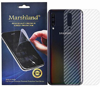 MARSHLAND Back Screen Guard for Protector Flexible Anti Scratch Oleo Phobic Coating Anti Glare Carbon Fiber, Samsung Galaxy A70/A70S(Pack of 1)