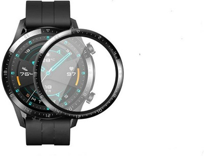 CallSmith Screen Guard for Huawei Watch GT2 46 mm, Full Cover 3D Curved Plating Soft PMMA Film Screen Protector(Pack of 1)