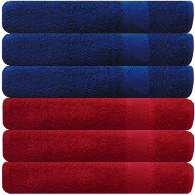 AkiN Cotton 450 GSM Hand Towel(Pack of 6)