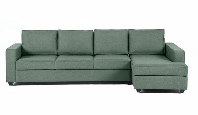 Wakefit Napper Fabric 5 Seater  Sofa(Finish Color - Omega Green, Knock Down)