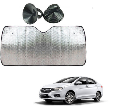 AuTO ADDiCT Dashboard Sun Shade For Honda New City(Silver)